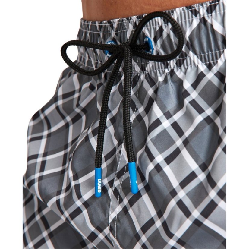 Arena Men Boxer Fundamentals Allover Asphalt Multi