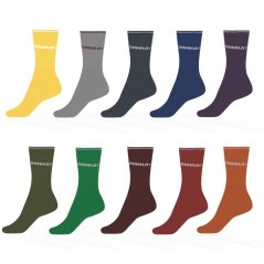 Donnay Crew 10 Pack Sports Socks Mens Bright Asst