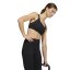 adidas Stud Mid Support Bra Womens Black
