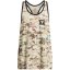 Under Armour Men's Camo Graphic Performance Gym Vest Brown