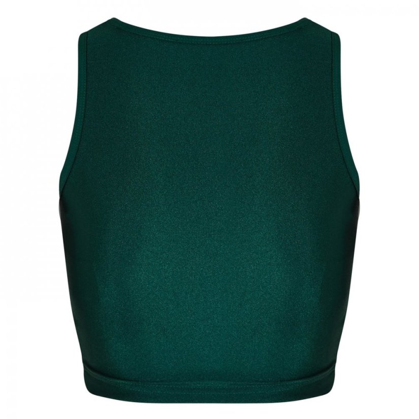 Reebok Women's Shiny Yoga Scribble Crop Top Forgrn