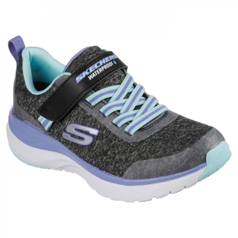 Skechers Gore & Strap Waterproof Heather Mes Low-Top Trainers Girls Aqua Jumper