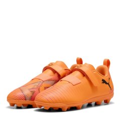 Puma Future 8 Club Childrens Firm ground Football Boots Orange/Black