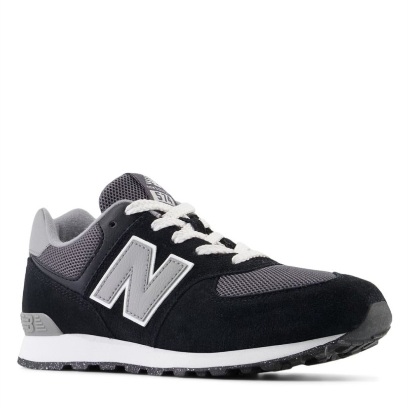 New Balance 574 Trainers Black/Grey