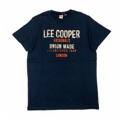 Lee Cooper Logo Vintage T Shirt Mens Vintage Blue