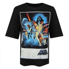 Star Wars Wars Poster T-Shirt Black