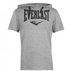 Everlast Hooded T Shirt Mens Grey Marl