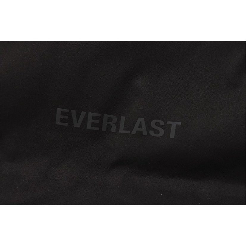 Everlast Men's Water Resistant Windproof Hooded Short Puffer Jacket Black