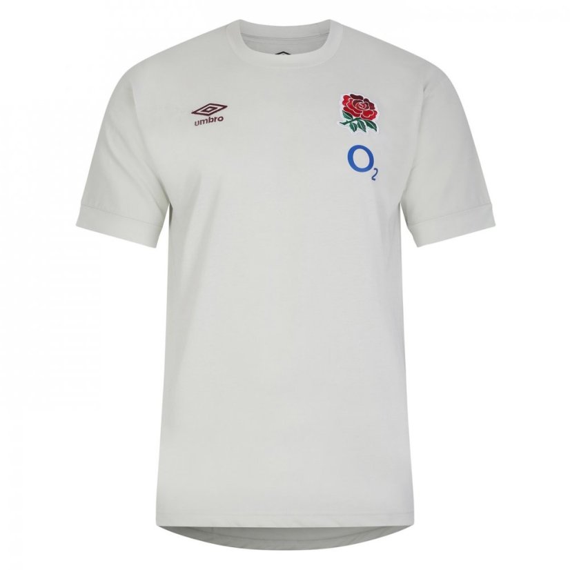 Umbro England Rugby Leisure T-shirt 2023 Adults Foggy Dew