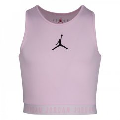 Air Jordan Active Crop Top Junior Girls Pink/Black
