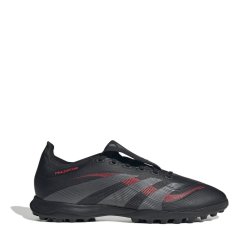 adidas Predator League Fold-Over Tongue Astro Turf Football Boots Black/Grey