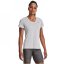 Under Armour Tech™ Twist V-Neck Short Sleeve Womens Halo Grey