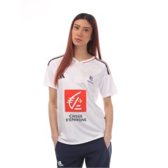 adidas Women's France Licensed Short-Sleeve Performance T-Shirt White