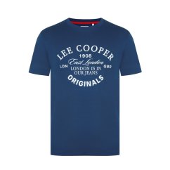 Lee Cooper pánské tričko Vintage Blue
