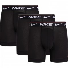 Nike 3 Pack Ultra Comfort Boxer pánské šortky Black