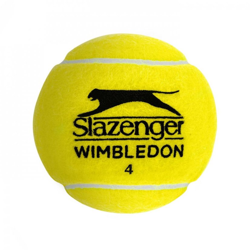 Slazenger Wimbledon Tennis Balls (tube of 4) Yellow - Veľkosť: One Size