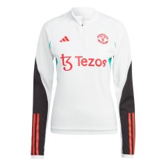 adidas Manchester United Training Top 2023 2024 Womens Core White
