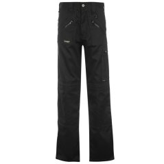 Dunlop Zipper Work Trousers Mens Black