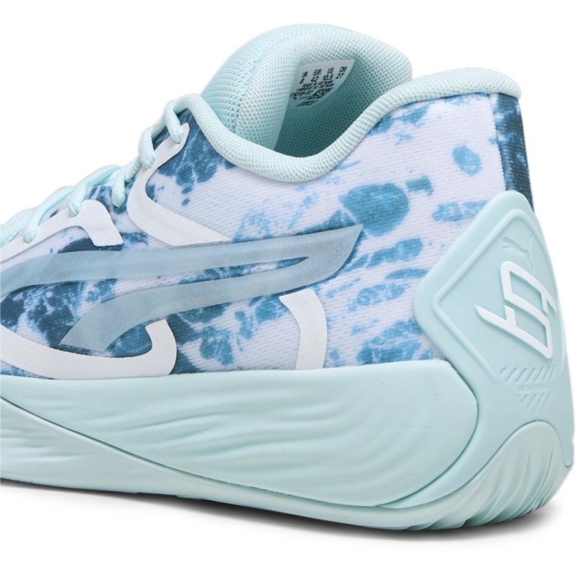 Puma Stewie 2 Water Basketball Trainers Womens Fair Aqua-Wh