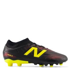 New Balance Unisex Kids' Tekela .3 Firm Ground Football Boots Black/Yellow