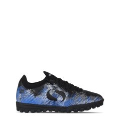 Sondico Blaze Childrens Astro Turf Trainers Black/Blue