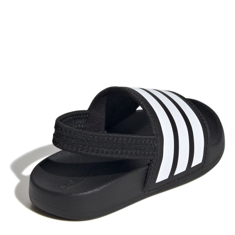 adidas Adilette Estrap Slides Infants Black/White