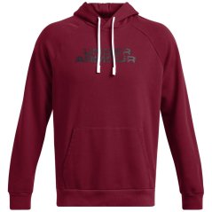 Under Armour Men's Rival Fleece Hoodie Red