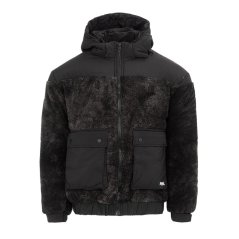 Lonsdale Mens Sherpa Jacket Black