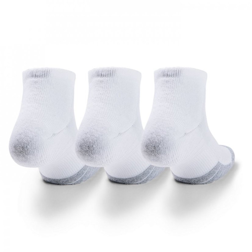 Under Armour Low Cut Socks 3 Pack White