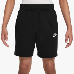 Nike Sportswear Jersey Shorts Junior Boys Black/White