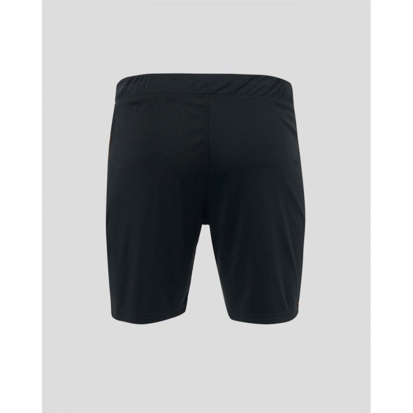 Castore Rangers Football Shorts Adults Black/Orange
