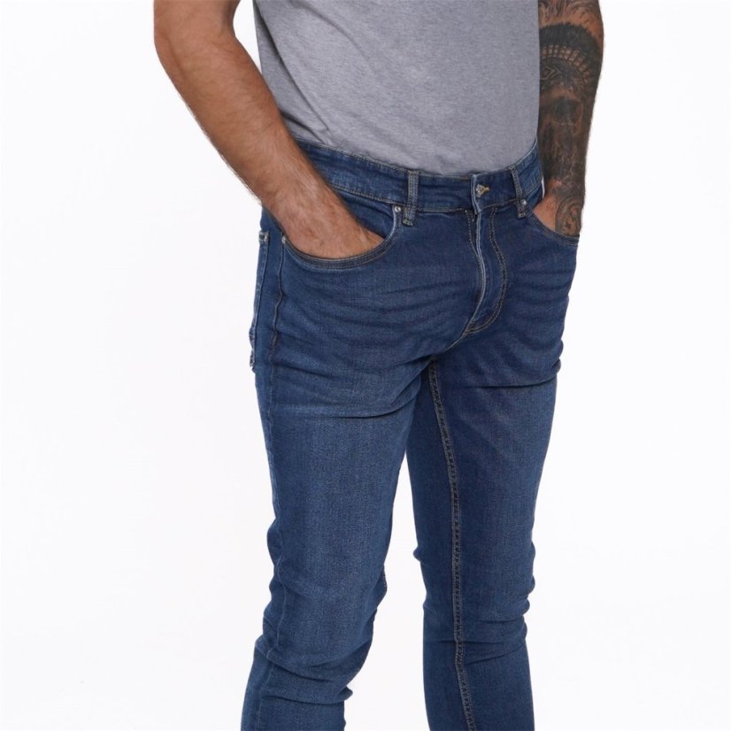 Firetrap Firetrap Skinny Jeans Mens Dark Wash