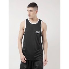 Lonsdale Boxing Vest Black/White