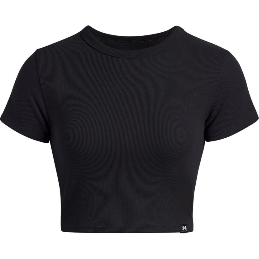 Under Armour Women's Rival Rib Crop Top Black