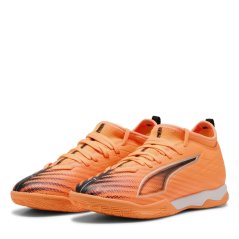 Puma Unisex Kids' Ultra 6 Match It + Mid Indoor Football Boots HtFr-Blk-GlwRd