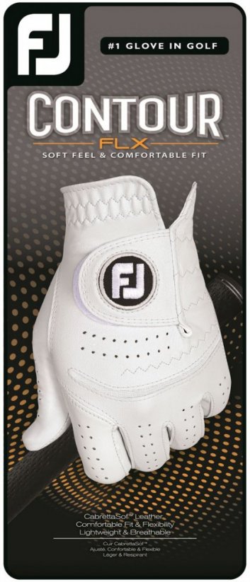 Footjoy Contour Flex Golf Gloves RH Mens Pearl