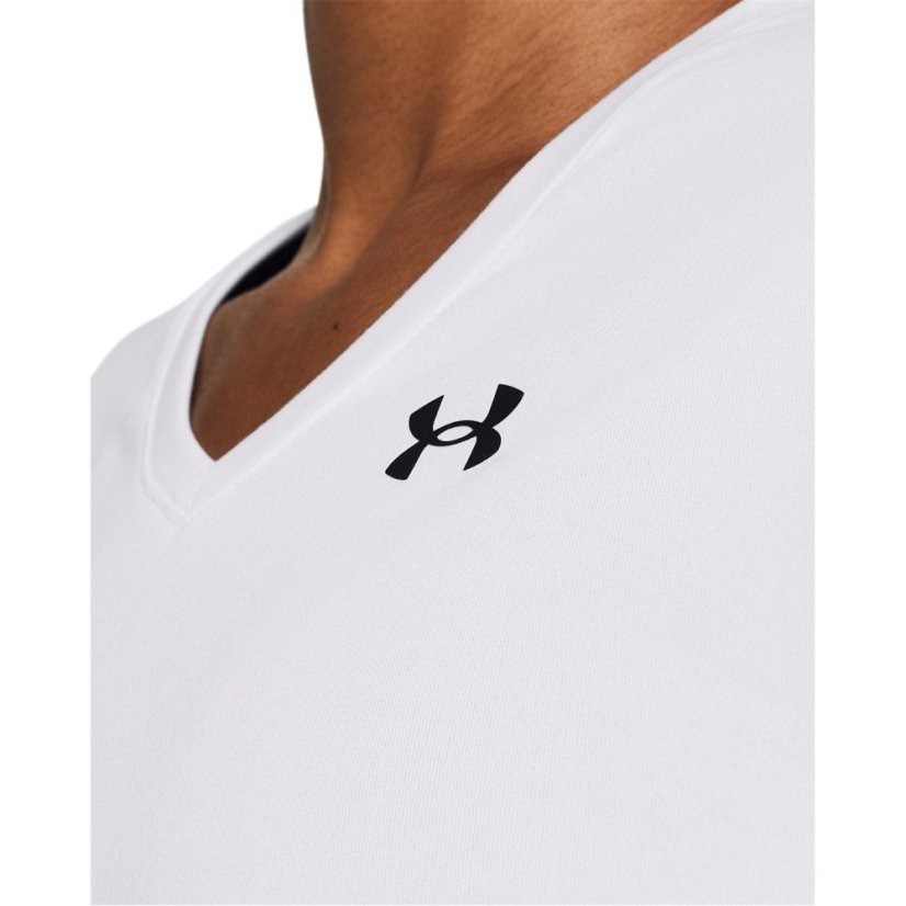 Under Armour Tech™ V-Neck Short Sleeve Womens White