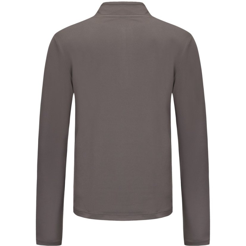 USA Pro 1/4 Zip Junior Charcoal