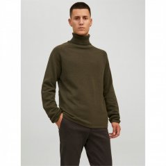 Jack and Jones Hill Knit Roll Sn99 Olive Night