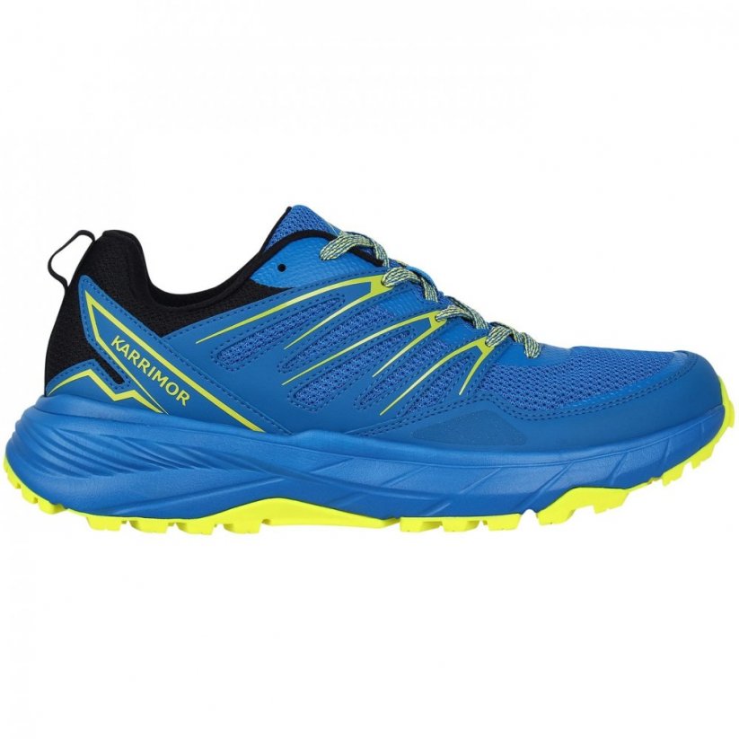 Karrimor Caracal Mens Trail Running Shoes Blue/Lime