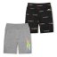 Reebok Kids' Jersey Jogger Shorts Black