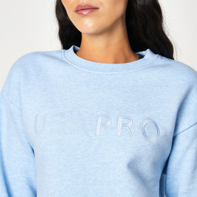 USA Pro Classic Sweatshirt Blue Marl