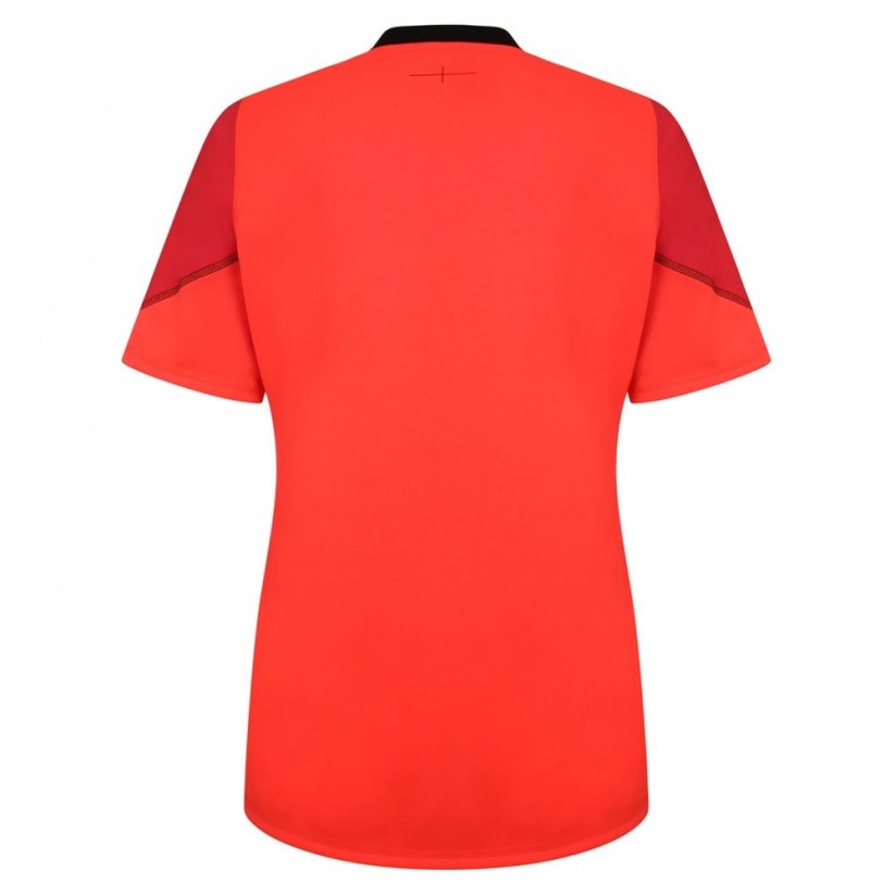 Umbro England Pro Training dámské tričko Fiery Coral