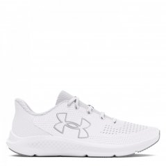 Under Armour Charged Pursuit 3 Big Logo Running Shoes White