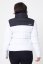 Bench Ladies Padded Panel Detail Puffer Jacket Black/White