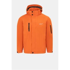 Gelert Men's Fleece Lined Windproof Detachable Hood Parka Orange