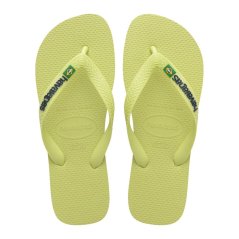 Havaianas Brasil Logo Flip Flops Matcha Green