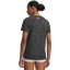 Under Armour Tech™ Twist V-Neck Short Sleeve Womens Black