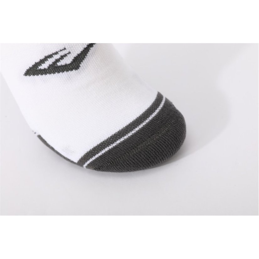 Everlast Mens Cushioned Invisible Socks 2Pk White