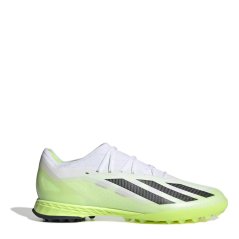 adidas X Crzyfast.1 Turf Football Boots Adults Wht/Blk/Lemn